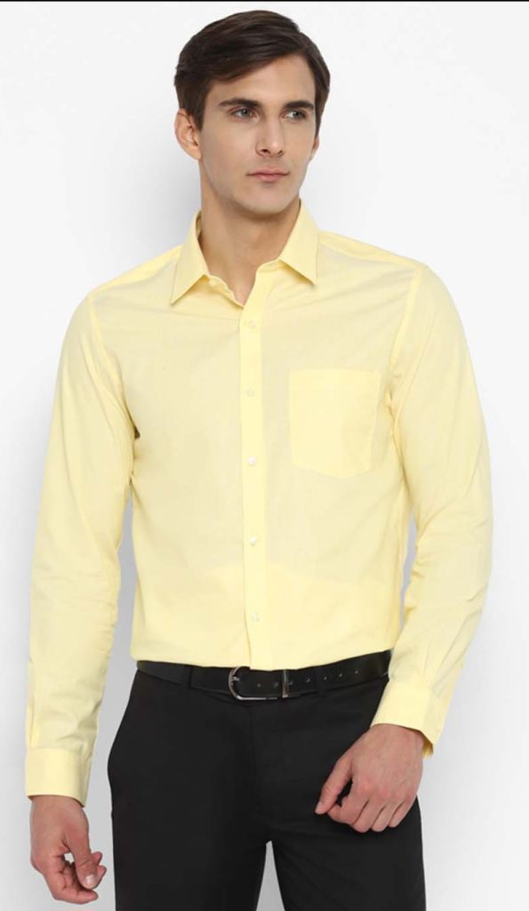 Formal Yellow shirt