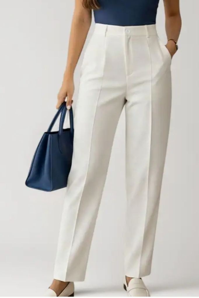 Korean pant White