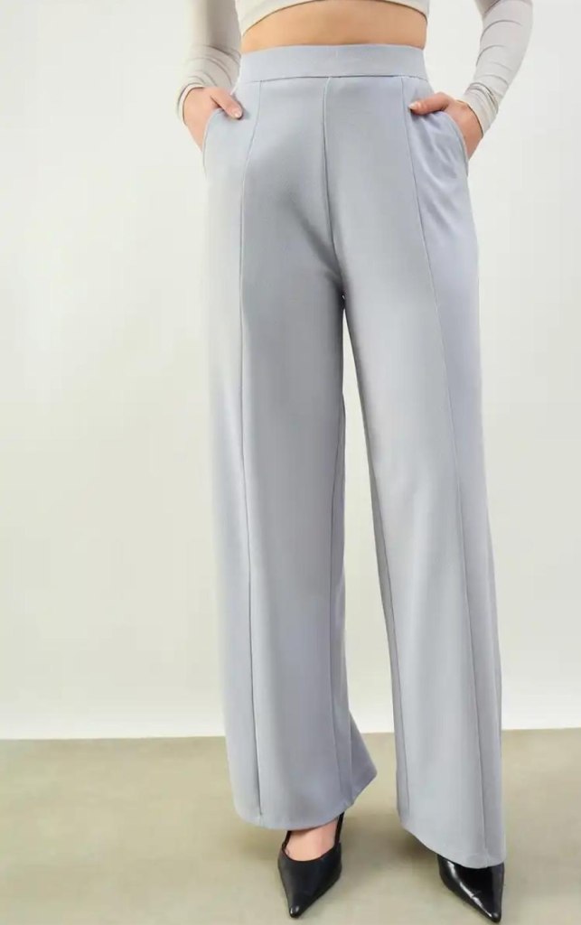 Light grey trouser pant