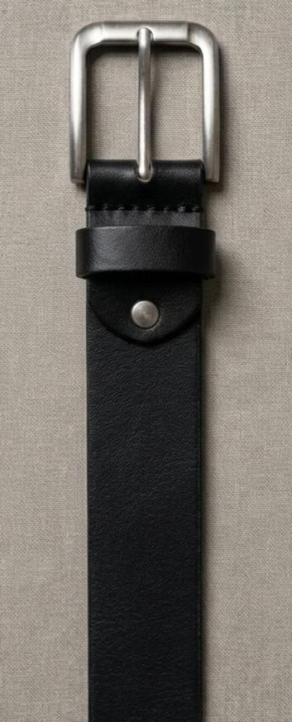 Mens belt black