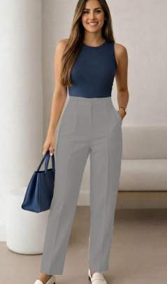 Korean pant dark Grey 01 0