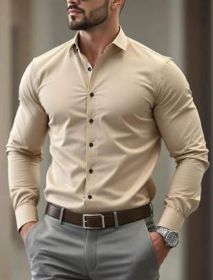 Cream  shirt