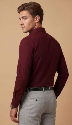 Formal Red shirt  1