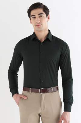 Formal green shirt