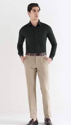 Formal green shirt 0