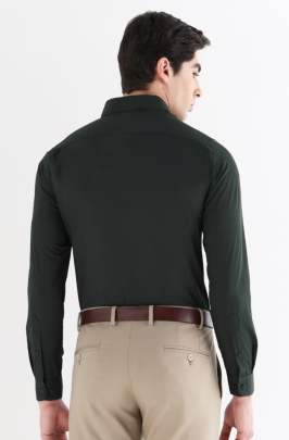 Formal green shirt 1