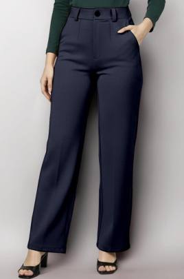Korean pant Prussian blue