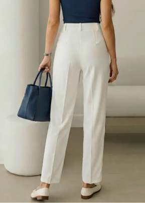 Korean pant White 1