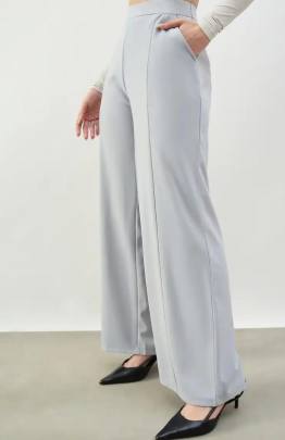 Light grey trouser pant 0