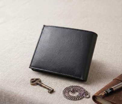 Mens wallet black 1